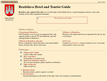 Tablet Screenshot of bratislava.region.sk
